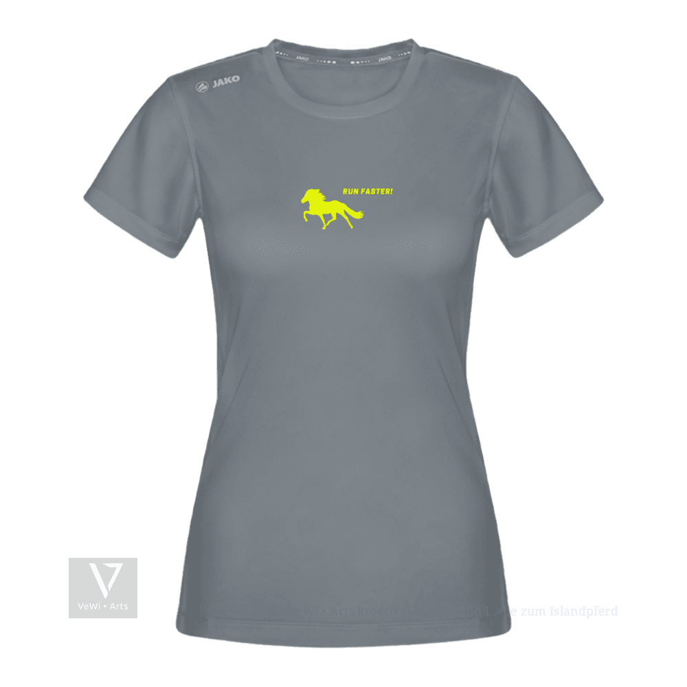 JAKO Frauen T-Shirt „Run faster“ 2.0