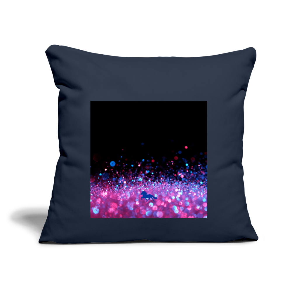 Sofakissen mit Füllung 44 x 44 cm "Glittery Pace" - Navy