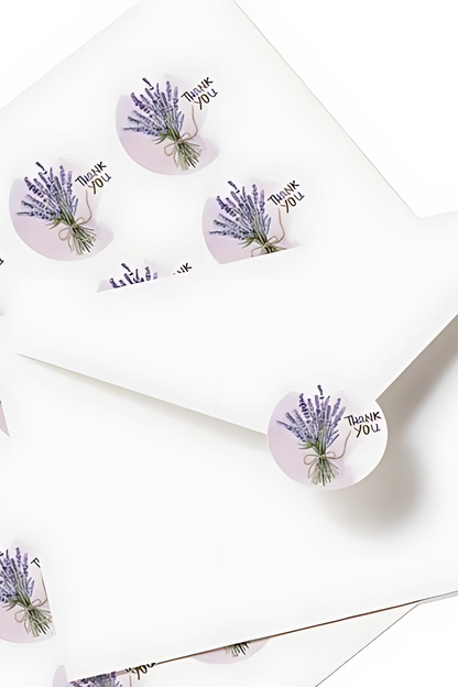 Sticker-Set "Thank you" - Lavendeledition