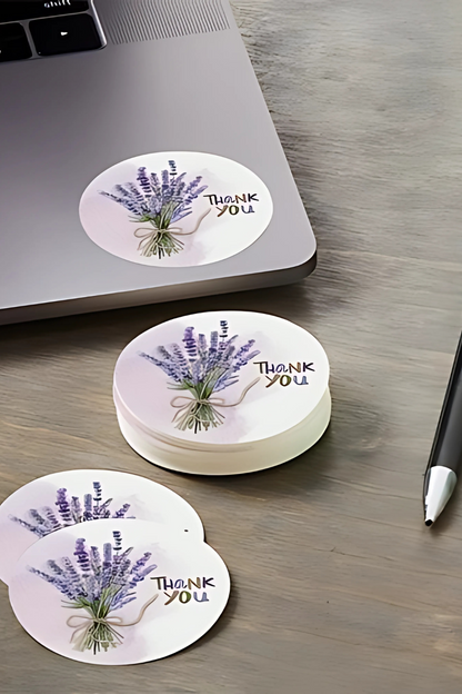 Sticker-Set "Thank you" - Lavendeledition