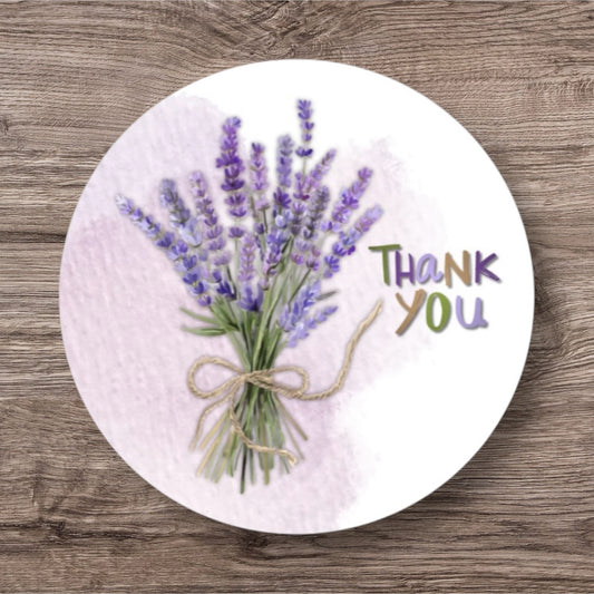 Sticker-Set "Thank you" - Lavendeledition