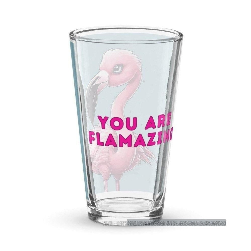 Glas "You are Flamazing"