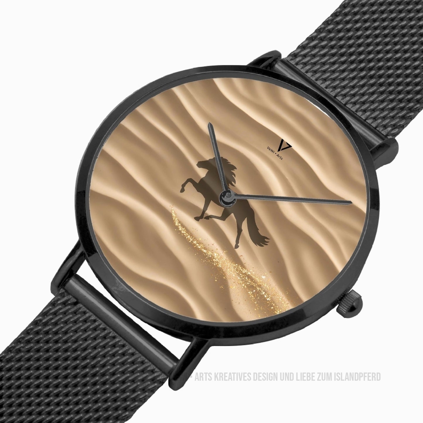 Ultra-thin Stainless Steel Quartz Uhr „Sandy Pace“