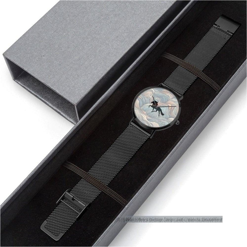 Ultra Slim Stainless Steel Quartz Uhr „Icelandic Pace“