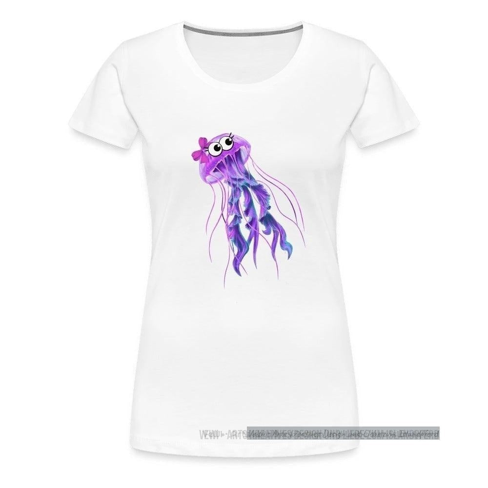 Frauen Premium T-Shirt „Cute Jellyfish“