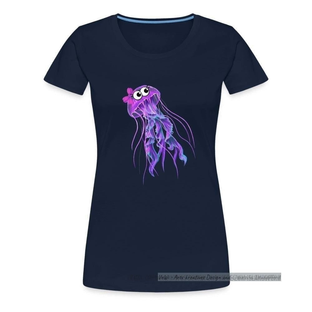 Frauen Premium T-Shirt „Cute Jellyfish“