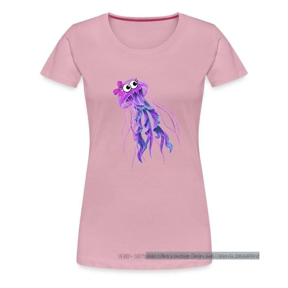 Frauen Premium T-Shirt „Cute Jellyfish“