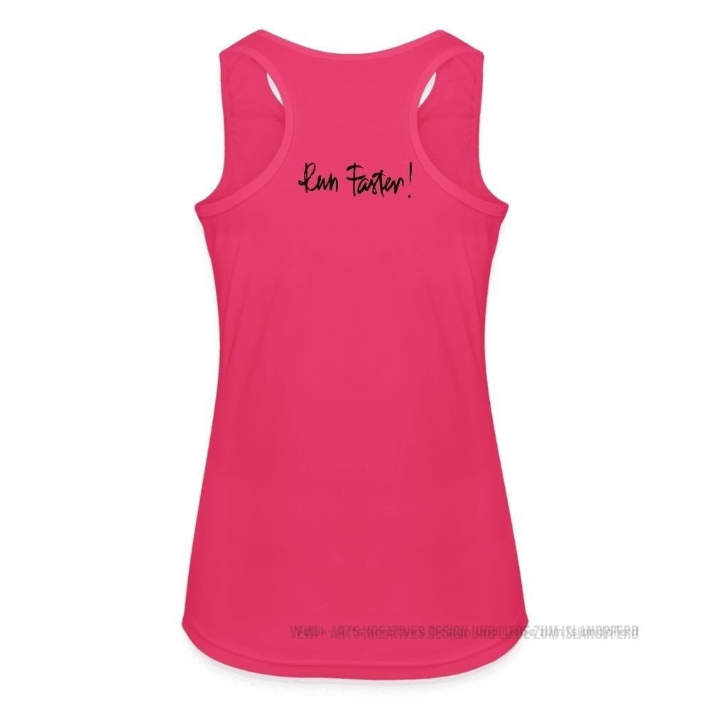 Frauen Tank Top „Run faster!“