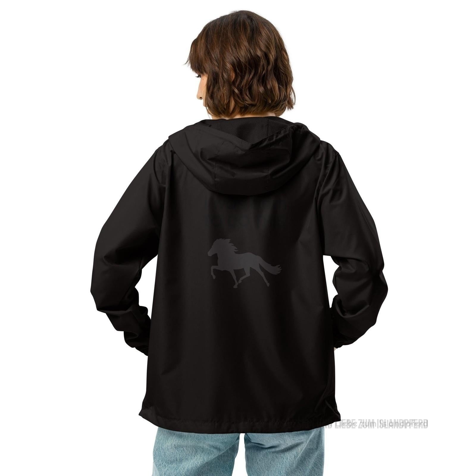 Leichter Unisex-Windbreaker mit Reißverschluss „Born to do this“