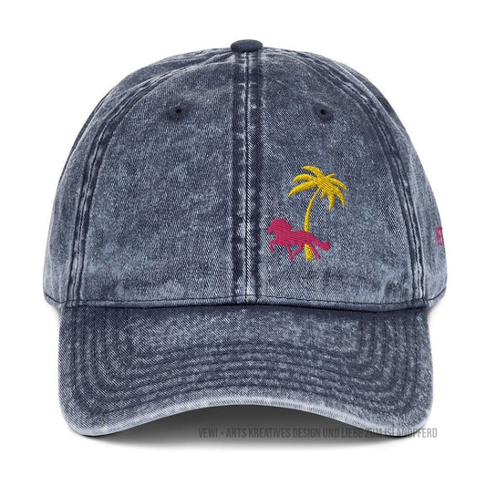 Denim Summer Cap „Palm Reddast“