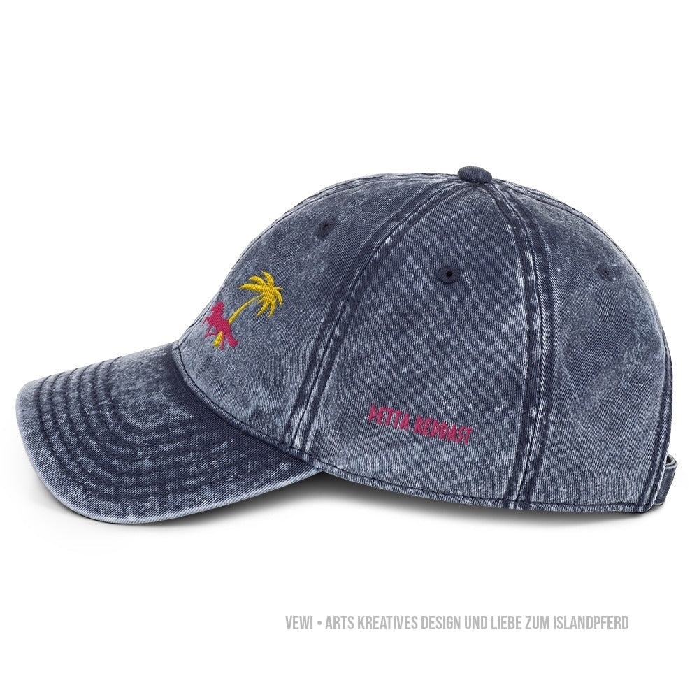 Denim Summer Cap „Palm Reddast“