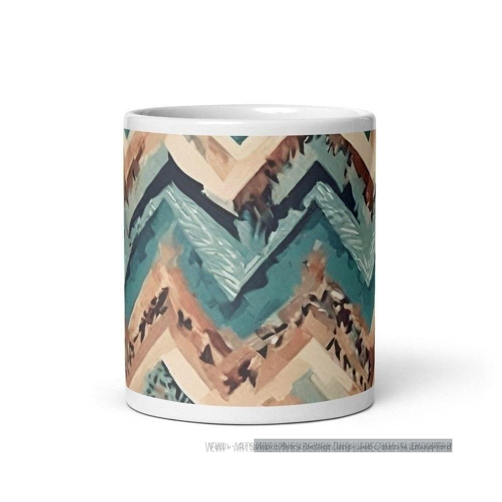 Glänzende Tasse „Boho“