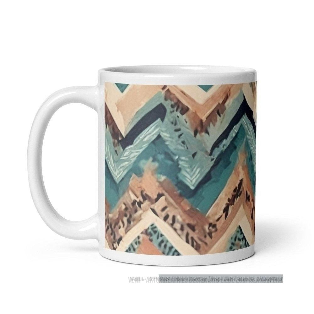 Glänzende Tasse „Boho“