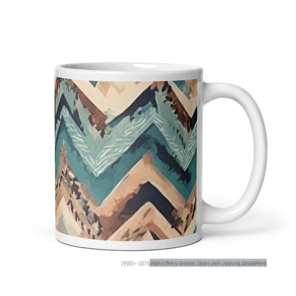 Glänzende Tasse „Boho“