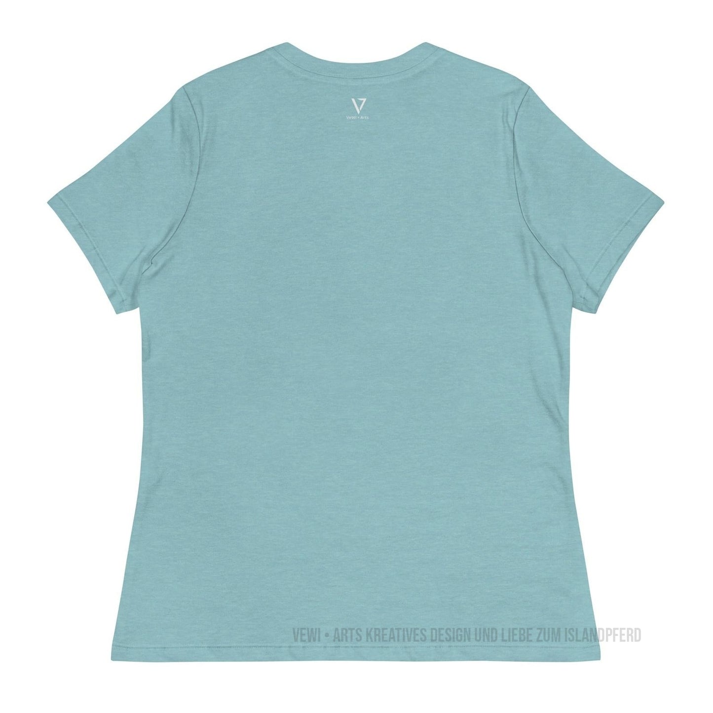 Lockeres Damen-T-Shirt „Cloudy Tœlt“